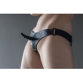 Черные трусики Better с анальной насадкой - 8 см. - Lola Games - купить с доставкой в Пушкино