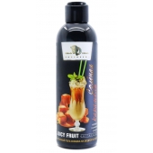 Интимный гель-смазка JUICY FRUIT с ароматом солёной карамели - 200 мл. - БиоМед - купить с доставкой в Пушкино