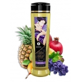 Массажное масло Libido Exotic Fruits с ароматом экзотических фруктов - 240 мл. - Shunga - купить с доставкой в Пушкино