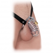 Кольцо верности Extreme Chastity Belt с фиксацией головки - Pipedream - купить с доставкой в Пушкино