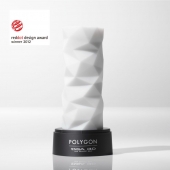 Белый 3D мастурбатор POLYGON - Tenga - в Пушкино купить с доставкой