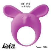 Фиолетовое эрекционное кольцо Fennec Phil - Lola Games - в Пушкино купить с доставкой