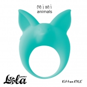 Зеленое эрекционное кольцо Kitten Kyle - Lola Games - в Пушкино купить с доставкой