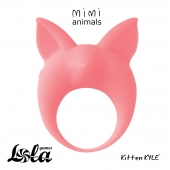 Оранжевое эрекционное кольцо Kitten Kyle - Lola Games - в Пушкино купить с доставкой