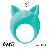 Зеленое эрекционное кольцо Lemur Remi - Lola Games - в Пушкино купить с доставкой