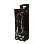 Черная веревка для шибари DELUXE BONDAGE ROPE - 5 м. - Dream Toys - купить с доставкой в Пушкино