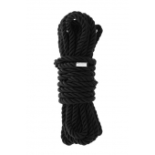 Черная веревка для шибари DELUXE BONDAGE ROPE - 5 м. - Dream Toys - купить с доставкой в Пушкино