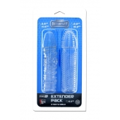 Комплект из 2 прозрачных насадок на пенис PENIS EXTENDER PACK - Dream Toys - в Пушкино купить с доставкой