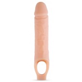 Телесный реалистичный фаллоудлинитель 10 Inch Silicone Cock Sheath Penis Extender - 25,4 см. - Blush Novelties - в Пушкино купить с доставкой