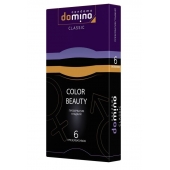Разноцветные презервативы DOMINO Colour Beauty - 6 шт. - Domino - купить с доставкой в Пушкино