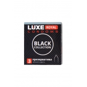 Черные презервативы LUXE Royal Black Collection - 3 шт. - Luxe - купить с доставкой в Пушкино