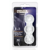 Прозрачный фигурный мастурбатор Master Stroker - Blush Novelties - в Пушкино купить с доставкой