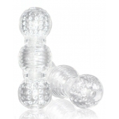Прозрачный фигурный мастурбатор Master Stroker - Blush Novelties - в Пушкино купить с доставкой