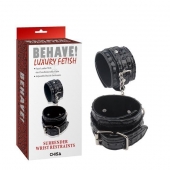 Черные наручники Surrender Wrist Restraints - Chisa - купить с доставкой в Пушкино