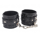 Черные наручники Surrender Wrist Restraints - Chisa - купить с доставкой в Пушкино