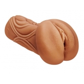 Кофейный мастурбатор-вагина Dumpling - Lola Games - в Пушкино купить с доставкой
