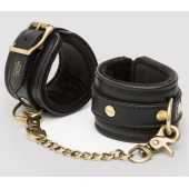 Черные наручники Bound to You Faux Leather Wrist Cuffs - Fifty Shades of Grey - купить с доставкой в Пушкино