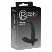 Черный вибромассажер простаты Naughty Finger Prostate Vibe - 13,8 см. - Orion - в Пушкино купить с доставкой
