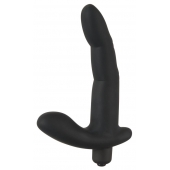 Черный вибромассажер простаты Naughty Finger Prostate Vibe - 13,8 см. - Orion - в Пушкино купить с доставкой