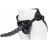 Пояс харнесс BEST UNI strap с 2 насадками - 18 и 22 см. - LOVETOY (А-Полимер) - купить с доставкой в Пушкино