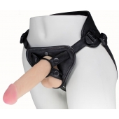 Пояс харнесс BEST UNI strap с 2 насадками - 18 и 22 см. - LOVETOY (А-Полимер) - купить с доставкой в Пушкино