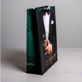 Бумажный пакет «Лучшему!» - 23 х 27 см. - Сима-Ленд - купить с доставкой в Пушкино