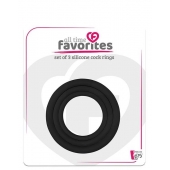 Набор из 3 эрекционных колец SILICONE COCKRINGS - Dream Toys - в Пушкино купить с доставкой