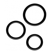 Набор из 3 эрекционных колец SILICONE COCKRINGS - Dream Toys - в Пушкино купить с доставкой