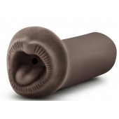 Коричневый мастурбатор-ротик Naughty Nicole - Blush Novelties - в Пушкино купить с доставкой