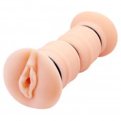 Телесный вибромастурбатор-вагина Michelle - Baile - в Пушкино купить с доставкой