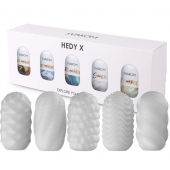 Набор из 5 мастурбаторов Hedy X5 Mixed - Svakom - в Пушкино купить с доставкой