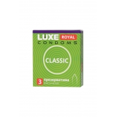 Гладкие презервативы LUXE Royal Classic - 3 шт. - Luxe - купить с доставкой в Пушкино
