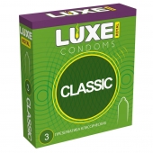 Гладкие презервативы LUXE Royal Classic - 3 шт. - Luxe - купить с доставкой в Пушкино