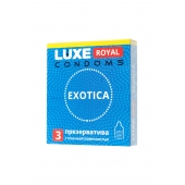 Текстурированные презервативы LUXE Royal Exotica - 3 шт. - Luxe - купить с доставкой в Пушкино