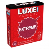 Текстурированные презервативы LUXE Royal Extreme - 3 шт. - Luxe - купить с доставкой в Пушкино