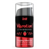 Жидкий интимный гель с эффектом вибрации Vibration! Strawberry - 15 мл. - INTT - купить с доставкой в Пушкино