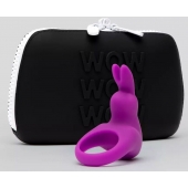 Фиолетовое эрекционное виброкольцо Happy Rabbit Cock Ring Kit - Happy Rabbit - в Пушкино купить с доставкой