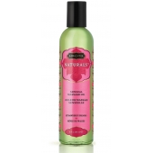 Массажное масло Naturals Strawberry Dreams с ароматом клубники - 236 мл. - Kama Sutra - купить с доставкой в Пушкино
