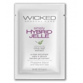 Гель-лубрикант на водно-силиконовой основе Simply Hybrid Jelle - 3 мл. - Wicked - купить с доставкой в Пушкино
