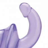 Фиолетовый безремневой страпон Strapless Strap-On - Lux Fetish - купить с доставкой в Пушкино