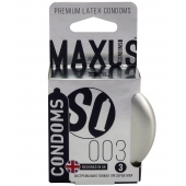 Экстремально тонкие презервативы в железном кейсе MAXUS Extreme Thin - 3 шт. - Maxus - купить с доставкой в Пушкино
