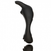 Черное эрекционное кольцо с двумя моторами Zeus Dual Vibe Cock Ring - FeelzToys - в Пушкино купить с доставкой