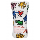 Мастурбатор-туба Keith Haring Soft Tube CUP - Tenga - в Пушкино купить с доставкой