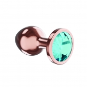 Пробка цвета розового золота с малиновым кристаллом Diamond Topaz Shine L - 8,3 см. - Lola Games - купить с доставкой в Пушкино
