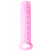 Розовый фаллоудлинитель Homme Long - 13,5 см. - Lola Games - в Пушкино купить с доставкой