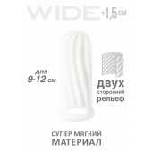 Белый фаллоудлинитель Homme Wide - 11 см. - Lola Games - в Пушкино купить с доставкой