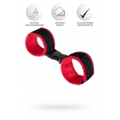 Красно-черные велюровые оковы Anonymo - ToyFa - купить с доставкой в Пушкино