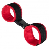 Красно-черные велюровые оковы Anonymo - ToyFa - купить с доставкой в Пушкино
