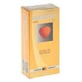 Презервативы Masculan Ultra Gold с золотым напылением и ароматом ванили - 10 шт. - Masculan - купить с доставкой в Пушкино