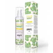 Разогревающее массажное масло Gourmet Spearmint Organic с органическими ингредиентами - 50 мл. - Exsens - купить с доставкой в Пушкино